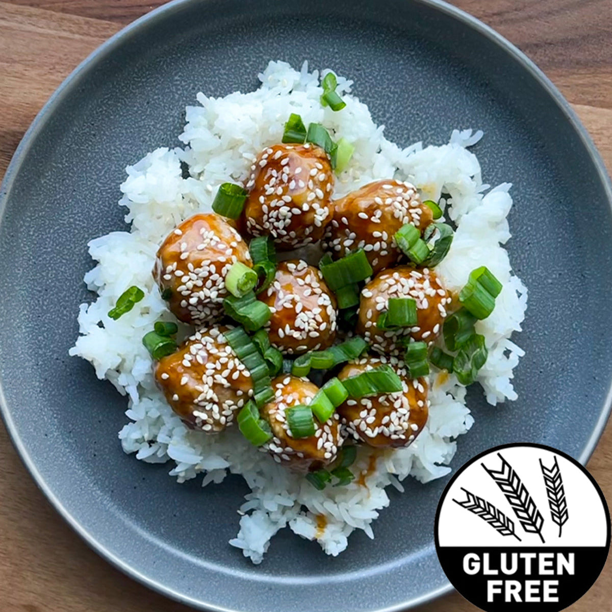 Teriyaki Meatballs and Rice